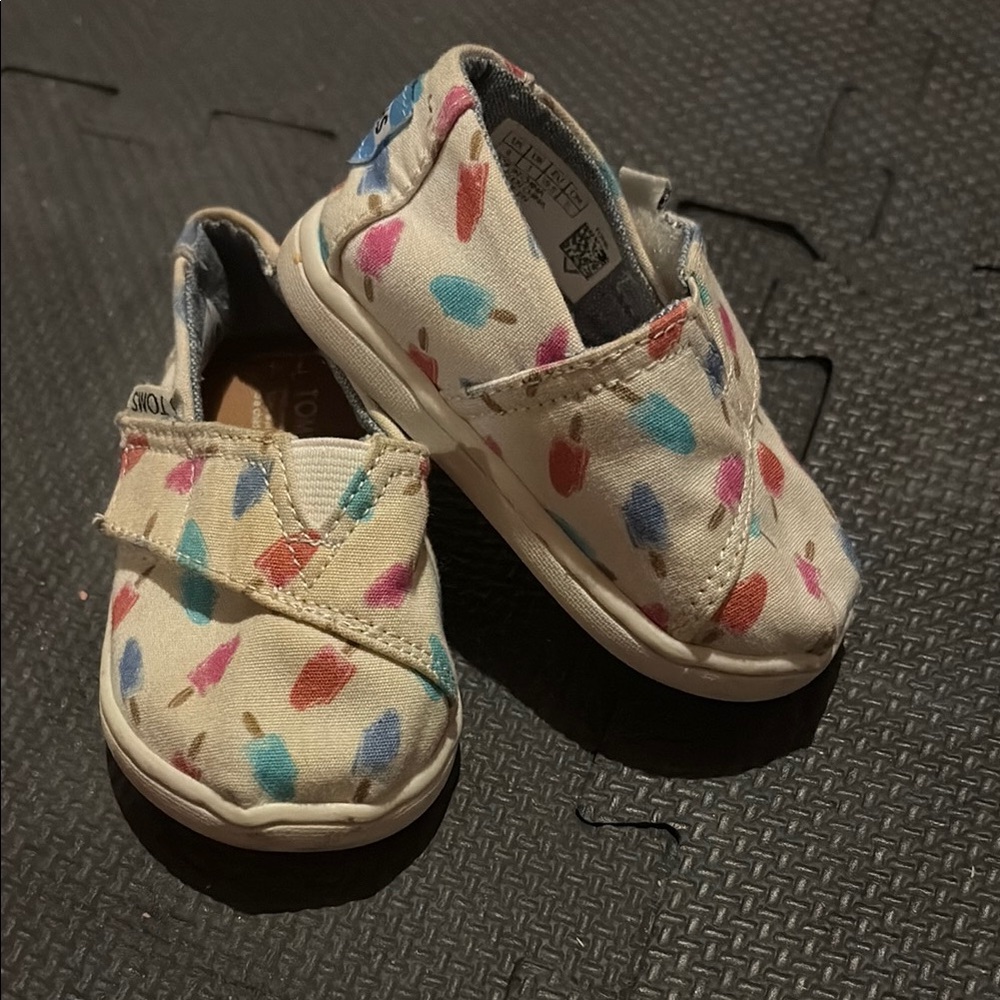 TOMS Kids' Multicolor Popsicle Slip-On Shoes